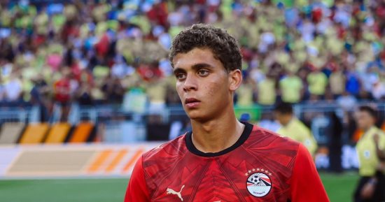 برشلونة يهنئ حمزة عبد الكريم بعد مشاركته فى قمة مصر وبلجيكا بكأس العالم
