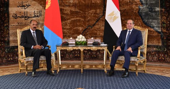 الرئيس السيسى ونظيره الإريترى يعقدان جلسة مباحثات موسعة بحضور وفدى البلدين