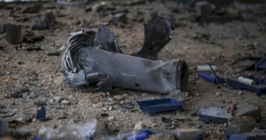 سقوط شظايا صواريخ في بيت جالا غرب بيت لحم