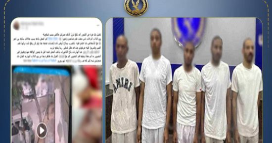 ضبط المتهمين بالتشاجر بأسلحة نارية في السويس.. فيديو
