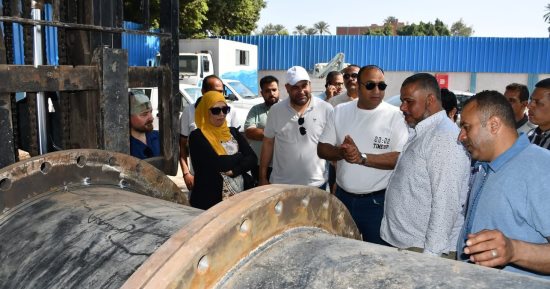 رئيس مياه الجيزة يتفقد الورشة العمومية ويؤكد جاهزية فرق الطوارئ والصيانة