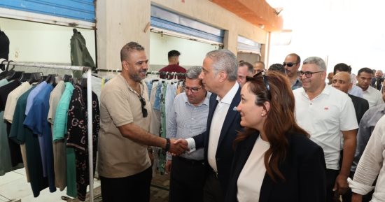 محافظ الجيزة يفتتح سوق بولاق الدكرور الحضارى.. وتسكين 93 بائعا كمرحلة أولى