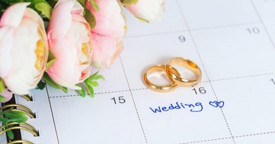 6 نصائح لاختيار موعد الزفاف المثالى.. تجنب مواعيد المباريات الكبرى