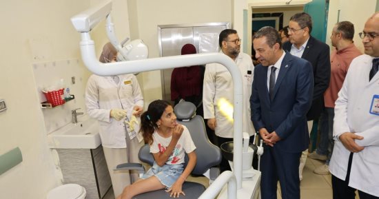 محافظ المنوفية يفتتح عيادات الأسنان لذوى الهمم ورسم المخ بمستشفى الباجور