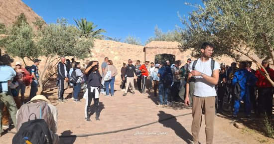 310 سائح من مختلف الجنسيات لزيارة دير سانت كاترين وجبل موسى