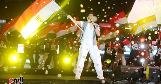 عفوًا شاكيرا.. حفل تامر حسنى كان الأفضل.. وتفاعل واسع بالعاصمة الجديدة