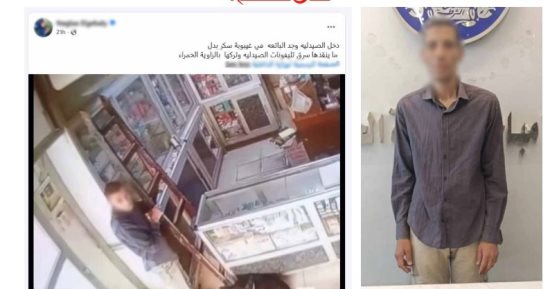 ضبط لص استغل إغماء عاملة بصيدلية وسرق هاتفها المحمول 