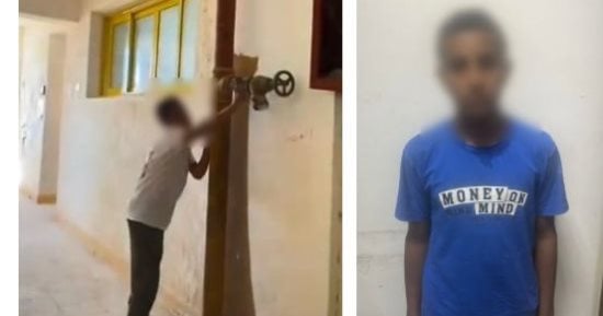 ضبط طالب عبث بمحابس ماسورة الإطفاء داخل مدرسة بمطروح