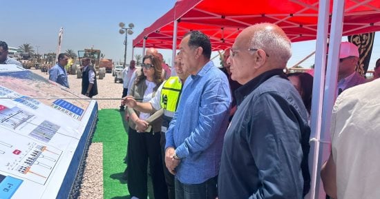 رئيس الوزراء يتفقد الطريق الدولى الساحلى بمحافظة البحيرة