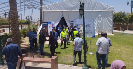 تسجيل المواطنين فى منظومة التأمين الصحى الشامل بالمنيا.. مباشر