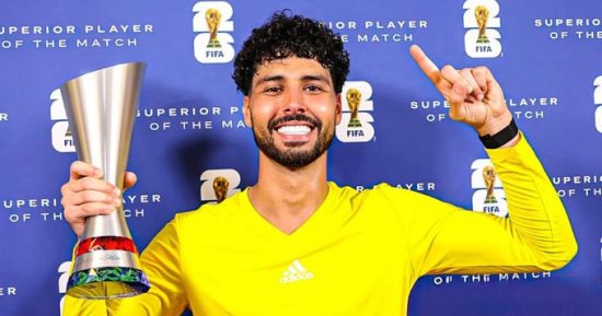الحارس محمود أبو ندى أفضل لاعب فى مباراة قطر وسويسرا بكأس العالم 2026