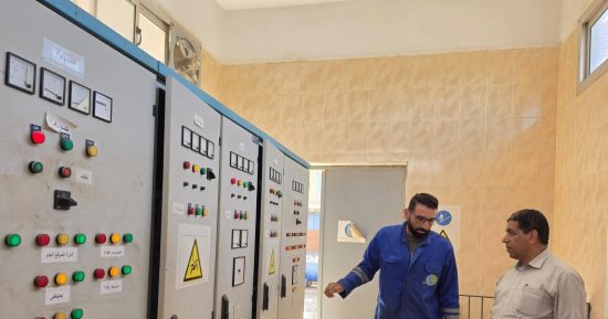 رئيس مياه المنوفية يتفقد عدد من المواقع التابعة لفرع الشركة بشبين الكوم