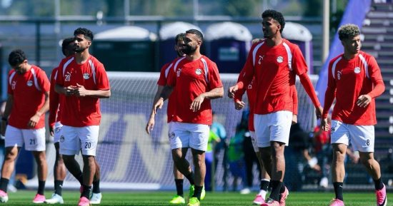 منتخب مصر يختتم تدريباته استعدادا لمواجهة بلجيكا فى كأس العالم.. صور