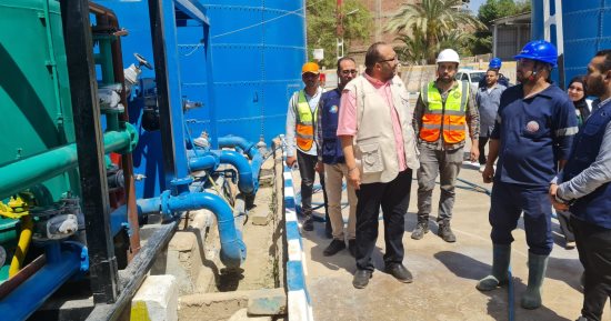 رئيس مياه سوهاج يتفقد محطات ساقلتة ويؤكد الالتزام بجودة التشغيل وسلامة الخدمة