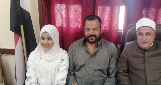 صباح من أوائل الشهادة الإعدادية الأزهرية مكفوفين بـ الشرقية: حلمى أكون دكتورة
