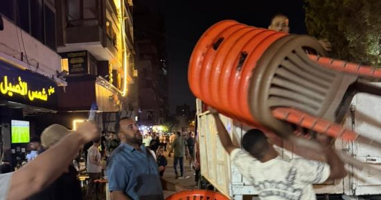 رفع 350 حالة إشغال خلال حملات ليلية مكثفة بشوارع إمبابة.. صور
