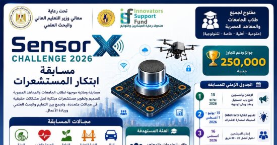 التعليم العالي: إطلاق مسابقة “SensorX Challenge 2026” 