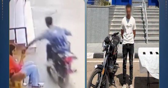 الداخلية تضبط لصا سرق هاتف طالبة خطفا أثناء جلوسها أمام منزلها.. فيديو