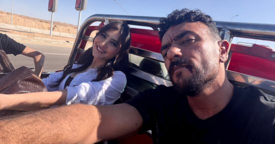 العوضى ومي عمر فى أحدث ظهور معاً قبل عرض شمشون ودليلة