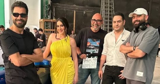 معتصم النهار وميرنا نور الدين فى كواليس أنا أنت أنت مش أنا بعد استئناف تصويره