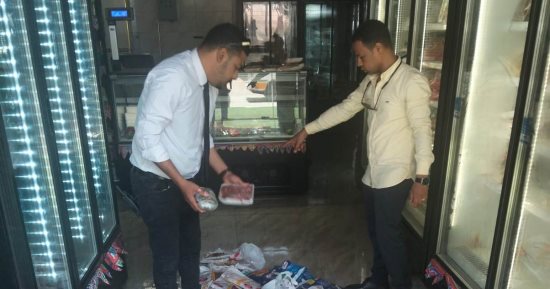 ضبط 310 كيلو لحوم فاسدة بمطعم فى إدفو