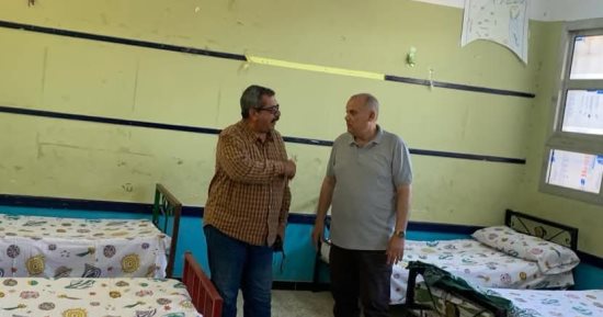رئيس مدينة نويبع يتفقد لجان واستراحات الثانوية العامة استعدادا للامتحانات