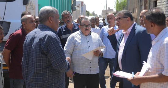 محافظ قنا يوجه برفع كفاءة المعدات والتخلص من الرواكد فى دشنا