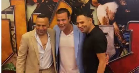 محمد إمام ويسرا اللوزى ويارا السكرى يصلون العرض الخاص لفيلم صقر وكناريا
