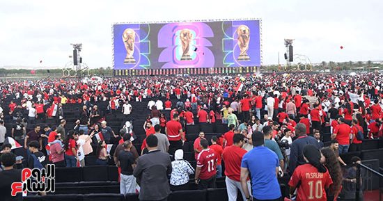 فرحة جنونية في EFZ بالعاصمة الجديدة بعد ثلاثية الفراعنة أمام نيوزيلندا