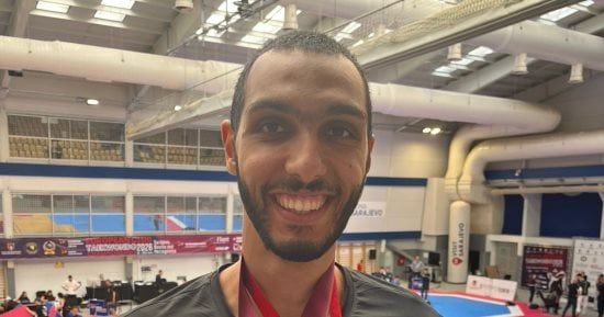 سيف عيسى يتوج بذهبية بطولة الجائزة الكبرى للتايكوندو بكوريا الجنوبية