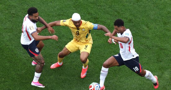 رقم سلبي تاريخي يطارد إنجلترا في كأس العالم بعد التعادل مع غانا