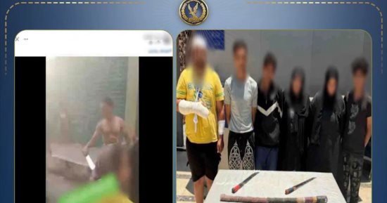 ضبط المتهمين بالتشاجر بالعصي والأسلحة بسبب لهو الأطفال بالبساتين.. فيديو