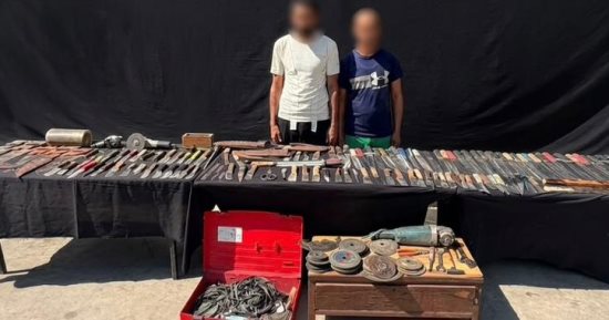ضبط 107 قطع سلاح بعد مداهمة ورشة لتصنيع الأسلحة بالقاهرة