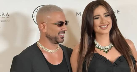 تكريم ياسمين عبد العزيز وأحمد سعد فى كاليفورنيا 