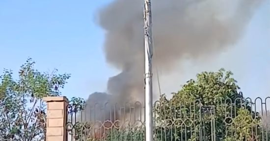 السيطرة على حريق داخل محل فى العتبة