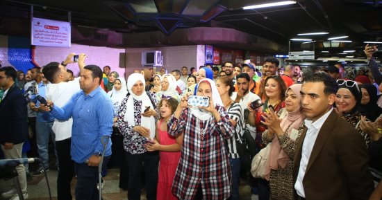 ​دار الأوبرا المصرية تتألق فى محطة الشهداء.. عروض فنية فى قلب مترو الأنفاق