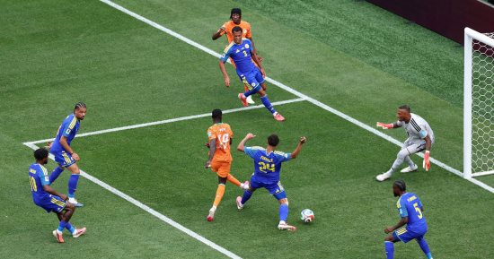 نيكولاس بيبي رجل مباراة كوت ديفوار وكوراساو يحقق 3 أرقام تاريخية فى كأس العالم