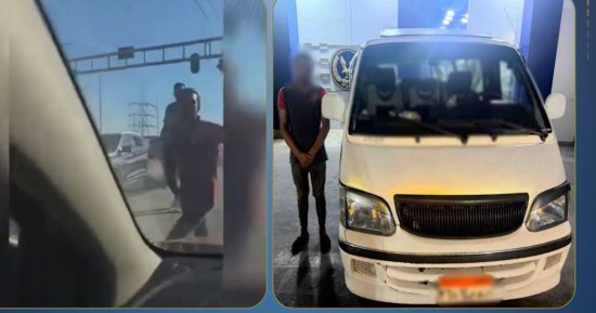 ضبط سائق ميكروباص صدم سيارة وحاول التعدي على أسرة بالإسكندرية
