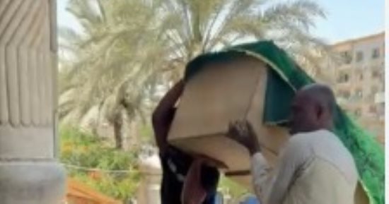 تشييع جنازة المنتج الفنى غزال الشال بحضور المقربين من مسجد الحصرى