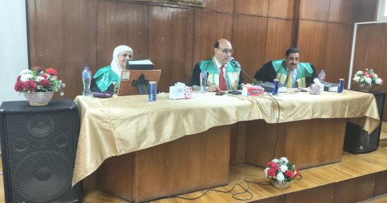 مناقشة رسالة دكتوراه عن أثر علوم الحديث فى مناهج البحث بجامعة عين شمس