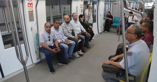 ​إقبال جماهيرى كبير على مونوريل شرق النيل فى ثالث أيام تشغيله بكامل طاقته