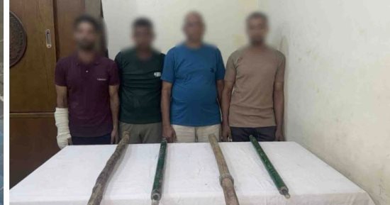 ضبط المتهمين بالتشاجر بعصي بسبب خلافات الجيرة ولهو الأطفال