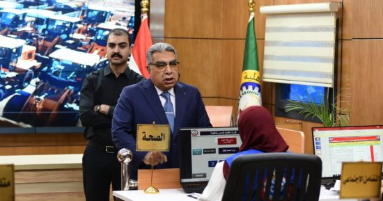 محافظ الدقهلية يشهد تنفيذ محاكاة افتراضية لإدارة الأزمات 