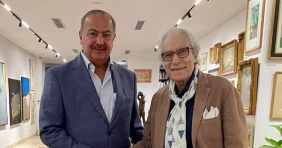 رئيس المجلس الوطنى للفنون بمملكة البحرين يزور متحف فاروق حسنى بالزمالك