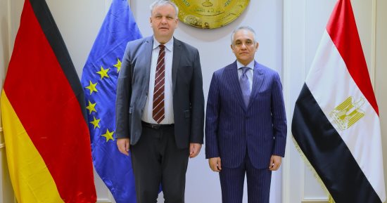 وزير العدل يستقبل سفير ألمانيا بالقاهرة لبحث أطر التعاون القضائى المستقبلى