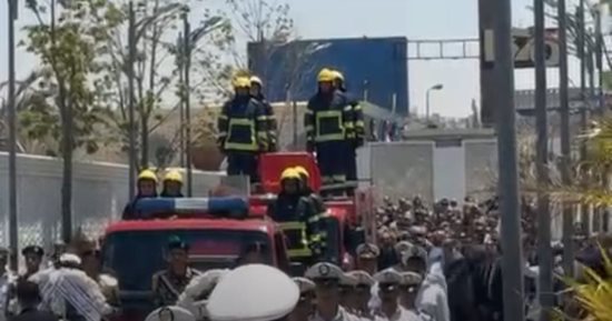تشييع جنازة اللواء الدكتور محمد الشربينى بمسجد الشرطة.. صور