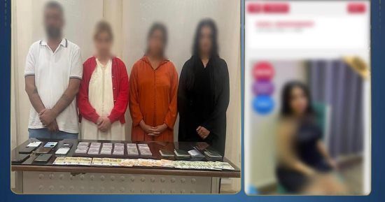 ضبط أدمن صفحة لاستقطاب راغبي المتعة في الشيخ زايد