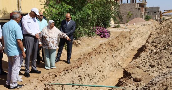 محافظ جنوب سيناء يشدد على سرعة استكمال مشروع مرافق تقسيم الشباب الجديد