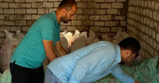 تموين الشرقية يضبط 6.290 طن دقيق مدعم مُعاد تدويره وهياكل دواجن مجهولة