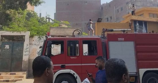 السيطرة على حريق بمخلفات بجوار مقابر بهتيم بشبرا الخيمة دون خسائر بشرية